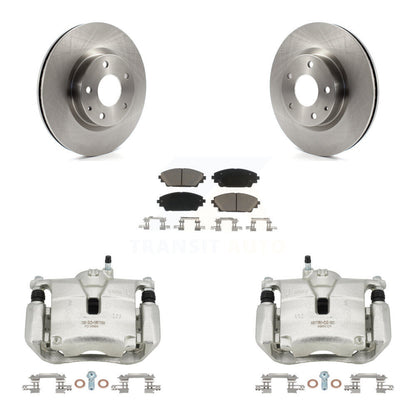 Rotors d'étrier de frein à disque avant et Kit de plaquettes en céramique pour Mazda CX-3 AW 2016 – 2018