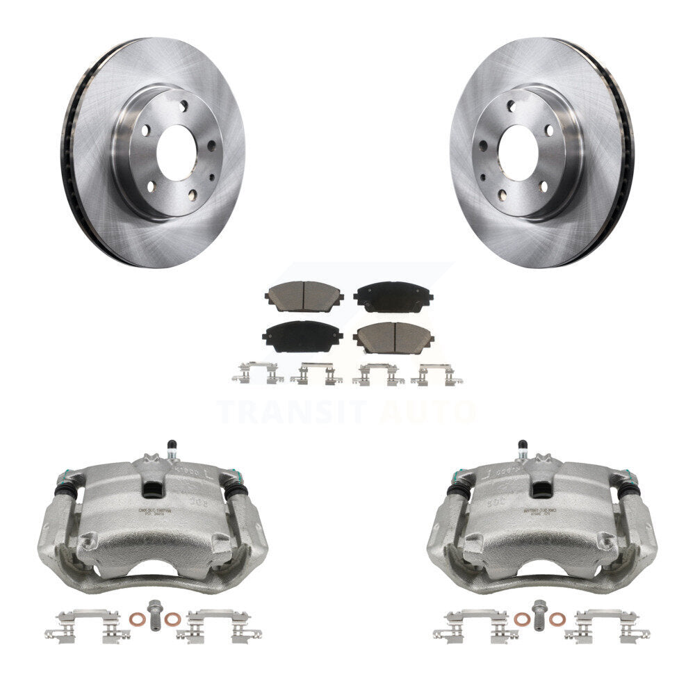 Rotors d'étrier de frein à disque avant et Kit de plaquettes en céramique pour Mazda CX-3 FW 2016 – 2018