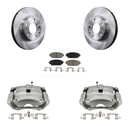 Rotors d'étrier de frein à disque avant et Kit de plaquettes en céramique pour Mazda CX-3 FW 2016 – 2018