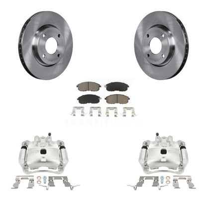 Kit de rotors d'étrier de frein à disque avant et de plaquettes en céramique pour Nissan Versa Cube