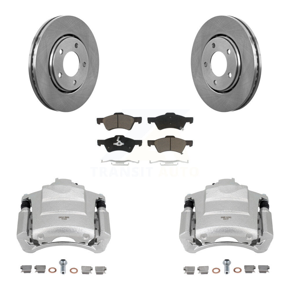 Rotor d'étrier de frein avant et Kit de plaquettes en céramique pour Dodge Caravan 2004 à partir de 12 01 0