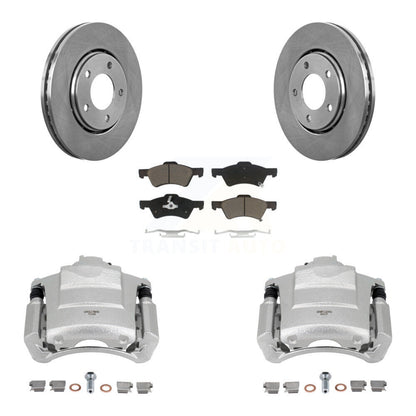 Rotor d'étrier de frein avant et Kit de plaquettes en céramique pour Dodge Caravan 2004 à partir de 12 01 0