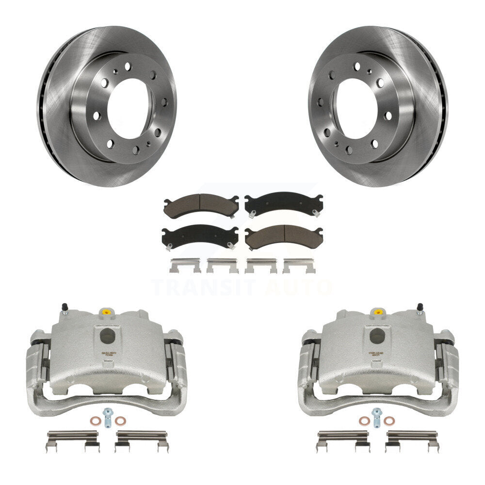 Kit de plaquettes en céramique pour Rotors d'étrier de frein avant, pour GMC Chevrolet Sierra 2500 HD 350