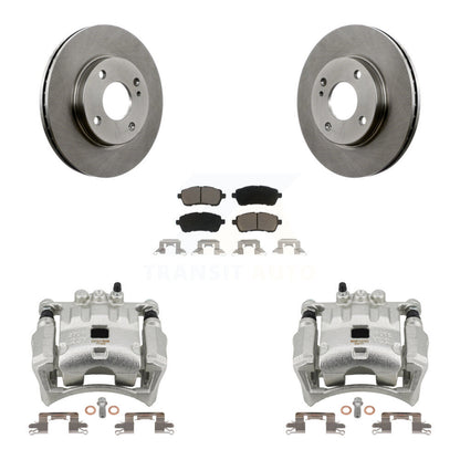 Kit de rotors d'étrier de frein à disque avant et de plaquettes en céramique pour Ford Fiesta KC8-100162