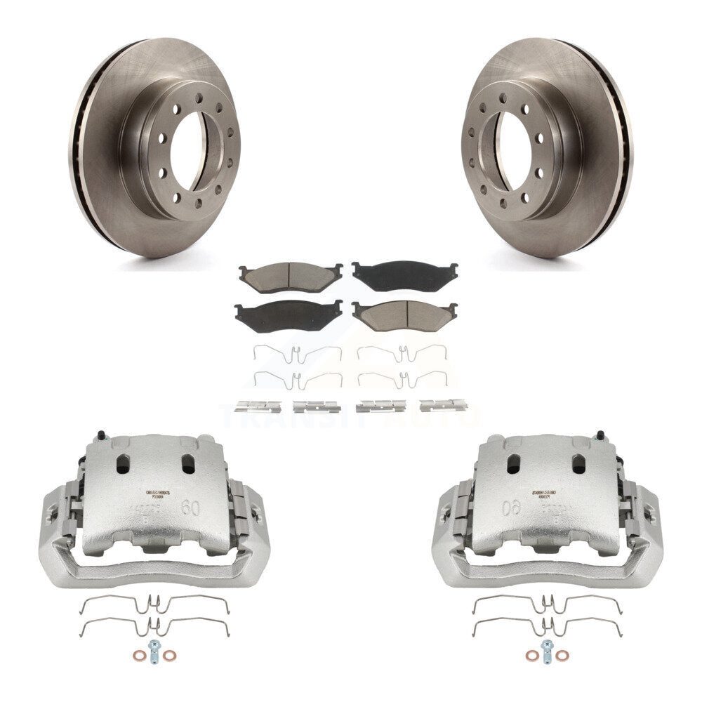 Kit de plaquettes en céramique pour Rotors d'étrier de frein avant, pour Ford F-450 Super Duty F-550 CF50