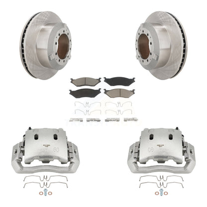 Kit de rotors d'étrier de frein à disque avant et de plaquettes en céramique pour International TerraSta