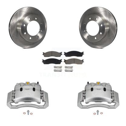 Rotors d'étrier de frein à disque avant et Kit de plaquettes en céramique pour Dodge Ram 1500 3500 250
