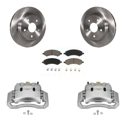 Rotor d'étrier de frein avant et Kit de plaquettes en céramique pour Dodge Ram 1500 avec roue à 5 écrous