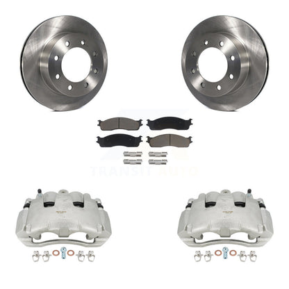 Rotor d'étrier de frein avant et Kit de plaquettes en céramique pour Dodge Ram 1500 avec roue à 8 écrous