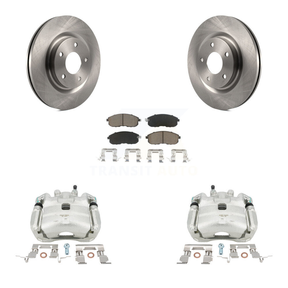 Kit de rotors d'étrier de frein à disque avant et de plaquettes en céramique pour Nissan Sentra Juke