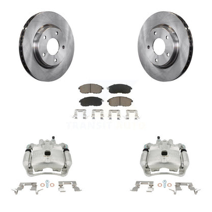 Kit de rotors d'étrier de frein à disque avant et de plaquettes en céramique pour Nissan Sentra