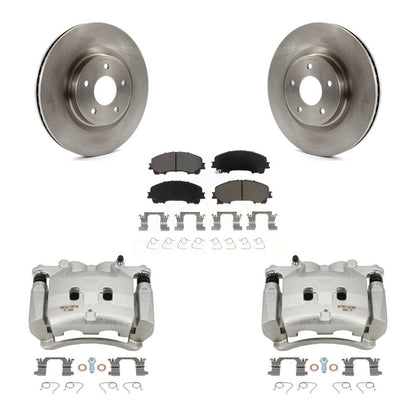 Kit de rotors d'étrier de frein à disque avant et de plaquettes en céramique pour INFINITI Q50 QX50 Q60
