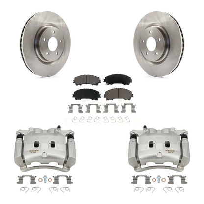 Kit de rotors d'étrier de frein à disque avant et de plaquettes en céramique pour Nissan Rogue
