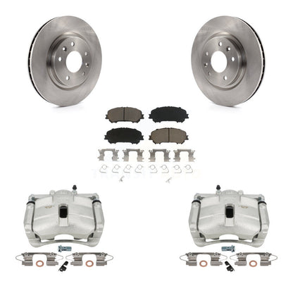 Kit de rotors d'étrier de frein à disque avant et de plaquettes en céramique pour Nissan Rogue Sport