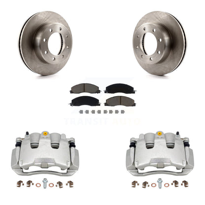 Kit de rotors d'étrier de frein avant et de plaquettes en céramique pour Ram 2012 1500 avec roue à 8 écrous