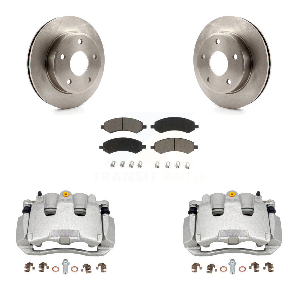 Kit de rotors d'étrier de frein à disque avant et de plaquettes en céramique pour Dakota Dodge Ram