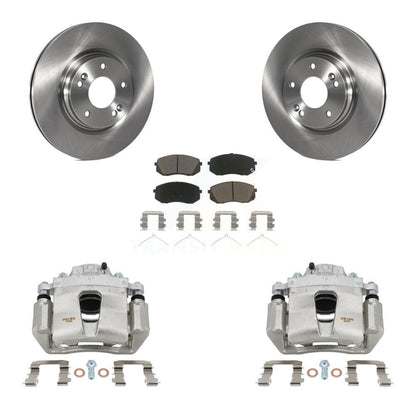 Kit de Rotor d'étrier de frein avant et de plaquettes en céramique, pour Hyundai Sonata Kia Kona Electri