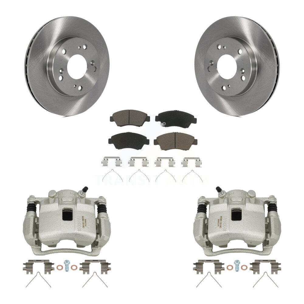 Kit de Rotors d'étrier de frein à disque avant et de plaquettes en céramique pour Honda Civic KC8-100203