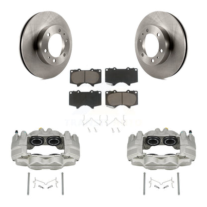 Rotors d'étrier de frein à disque avant et Kit de plaquettes en céramique pour Toyota Tacoma FJ Cruise
