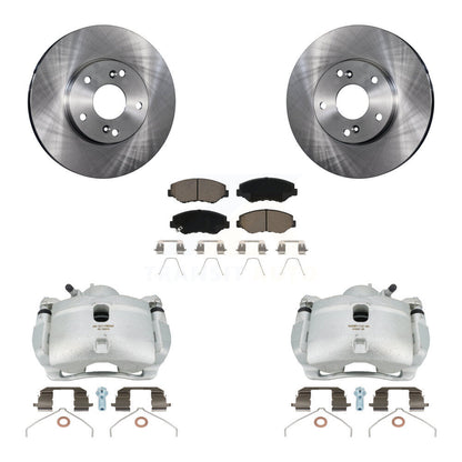 Kit de rotors d'étrier de frein à disque avant et de plaquettes en céramique pour Honda Elemen 2003-2011