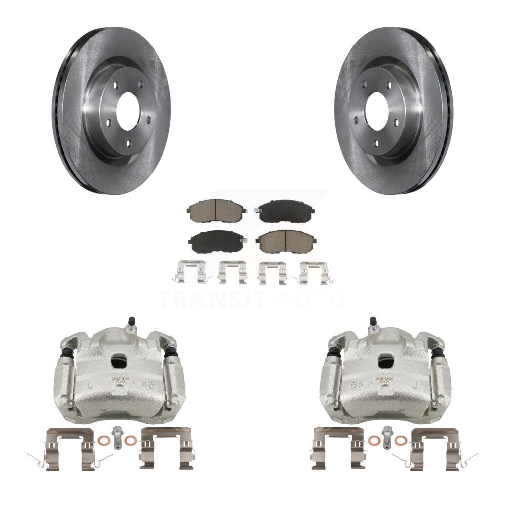 Kit de rotors d'étrier de frein à disque avant et de plaquettes en céramique pour Nissan Altima