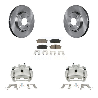 Kit de rotors d'étrier de frein à disque avant et de plaquettes en céramique pour Nissan Sentra