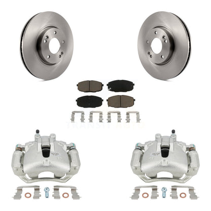 Kit de rotors d'étrier de frein à disque avant et de plaquettes en céramique pour Kia Forte5 2.0L