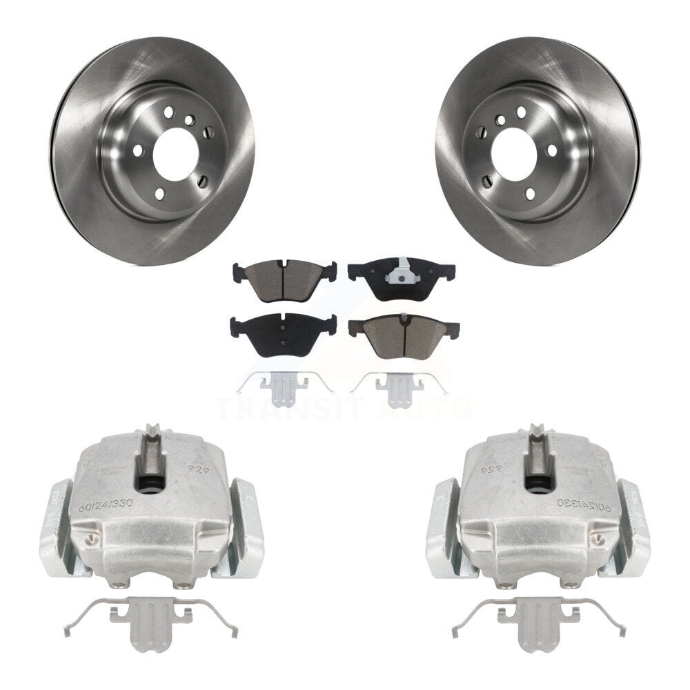 Kit de rotors d'étrier de frein à disque avant et de plaquettes en céramique pour BMW 528i xDrive