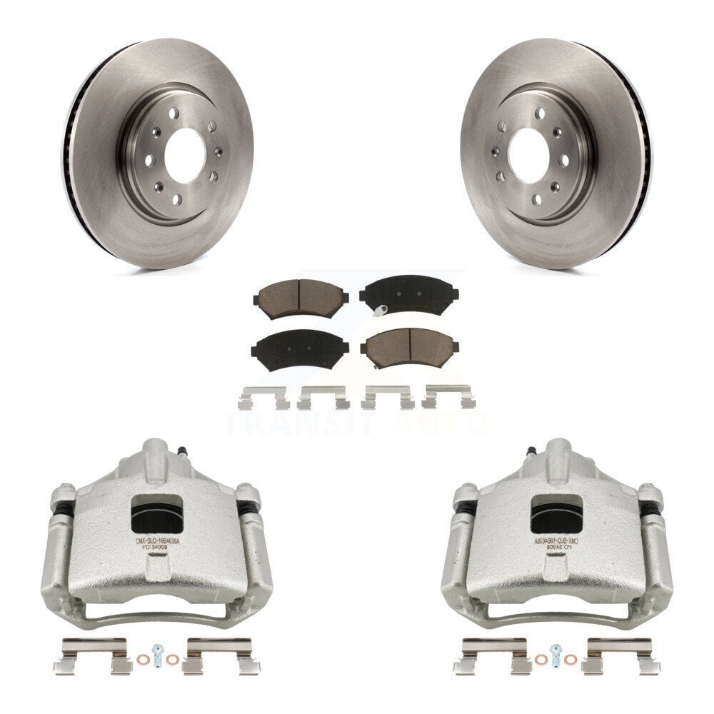 Kit de rotors d'étrier de frein à disque avant et de plaquettes en céramique pour Cadillac Séville 2003