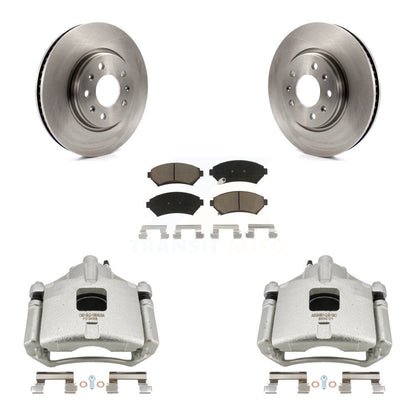 Kit de rotors d'étrier de frein à disque avant et de plaquettes en céramique pour Cadillac Séville 2003