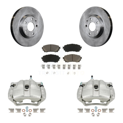 Kit de rotors d'étrier de frein à disque avant et de plaquettes en céramique pour Mazda 6 KC8-100229C