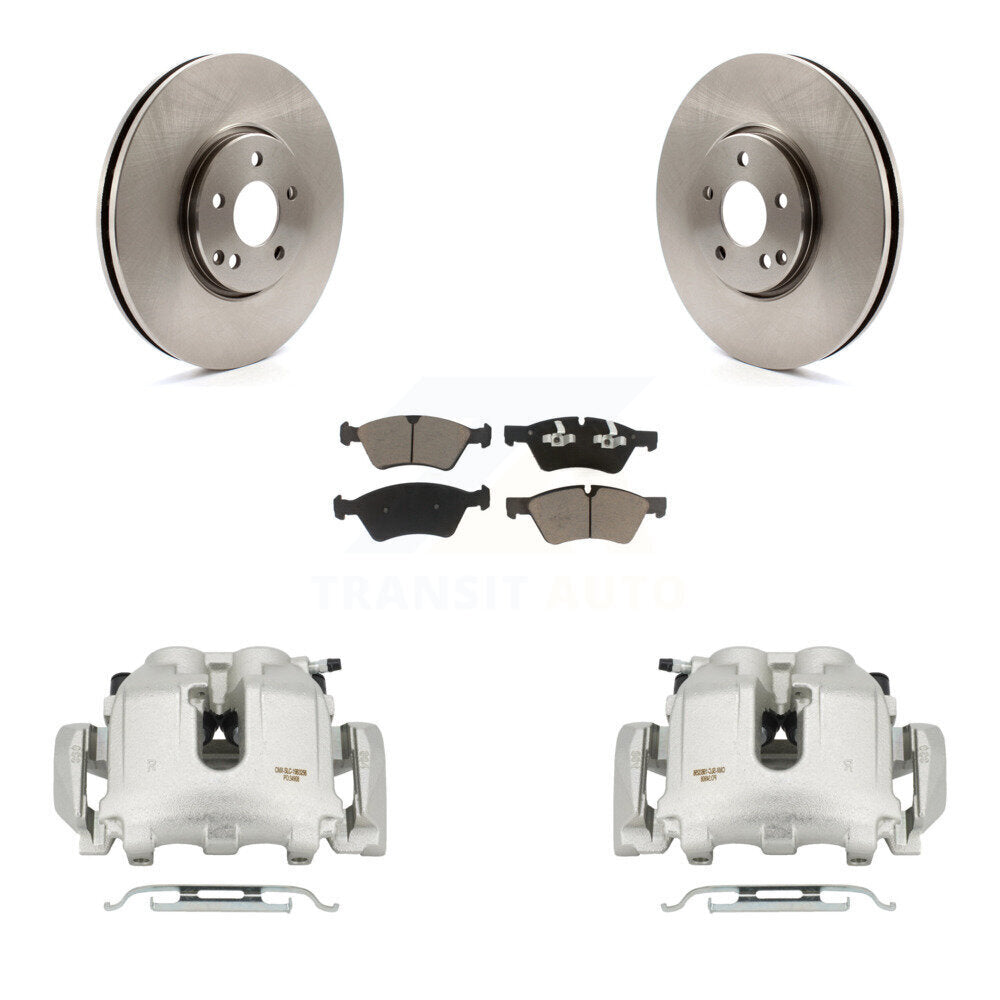 Rotor d'étrier de frein avant et Kit de plaquettes en céramique pour Mercedes-Benz E550 AW 2007 – 2009