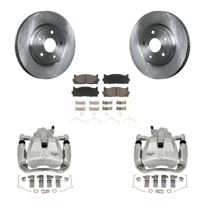 Rotors d'étrier de frein avant et Kit de plaquettes en céramique pour Toyota Camry Lexus ES350 Avalo