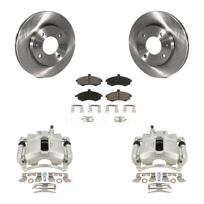 Kit de rotors d'étrier de frein à disque avant et de plaquettes en céramique pour Hyundai Elantra