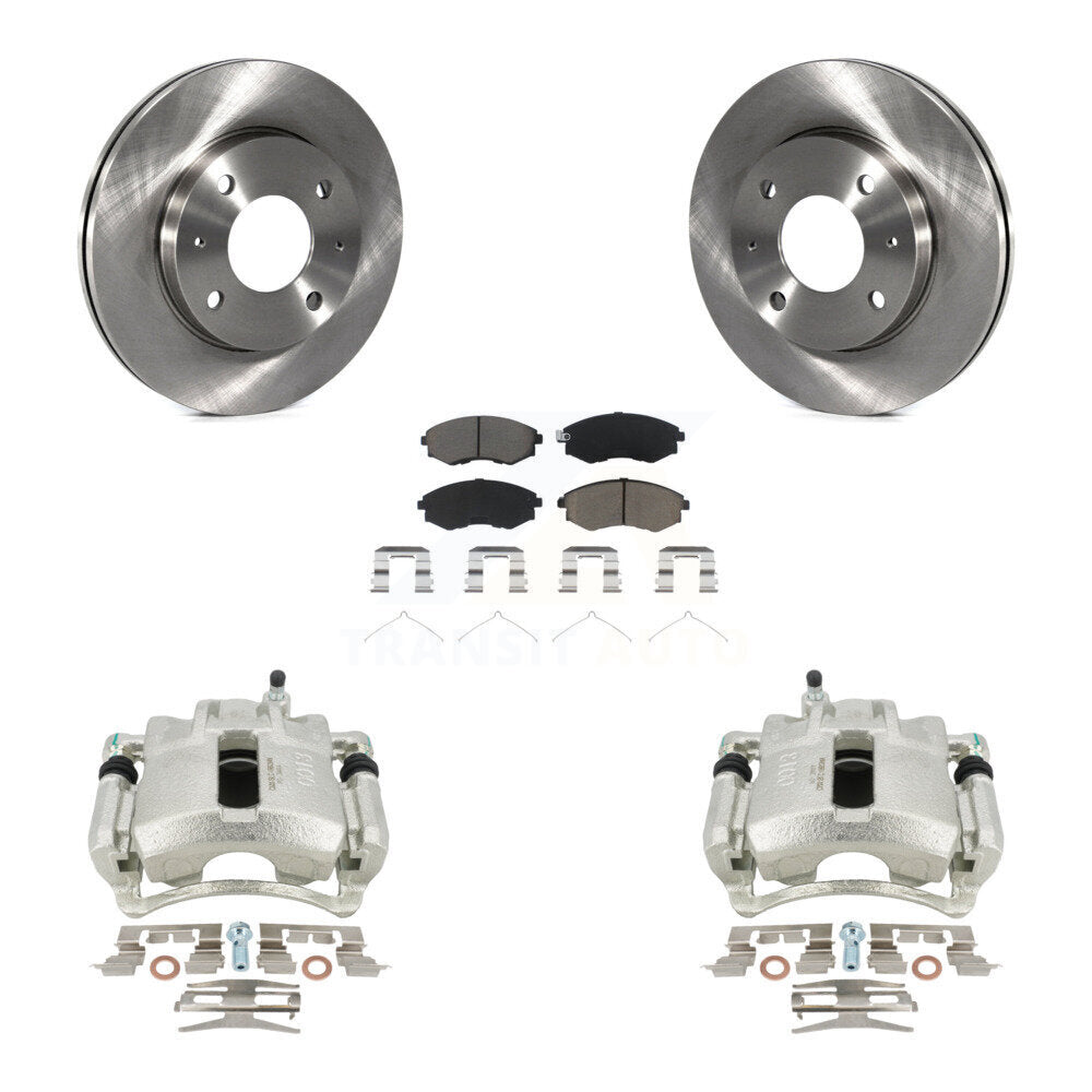 Rotor d'étrier de frein avant et Kit de plaquettes en céramique pour Hyundai Elantra 2002 à 10 31 0