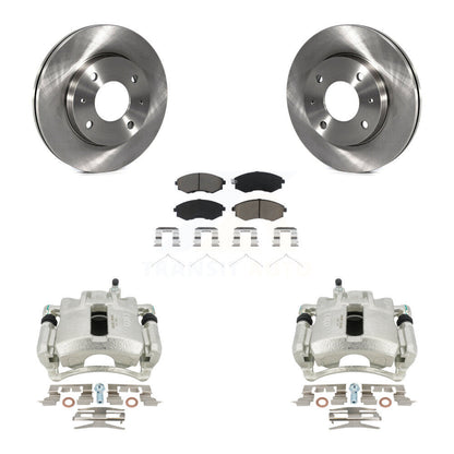 Rotor d'étrier de frein avant et Kit de plaquettes en céramique pour Hyundai Elantra 2002 à 10 31 0
