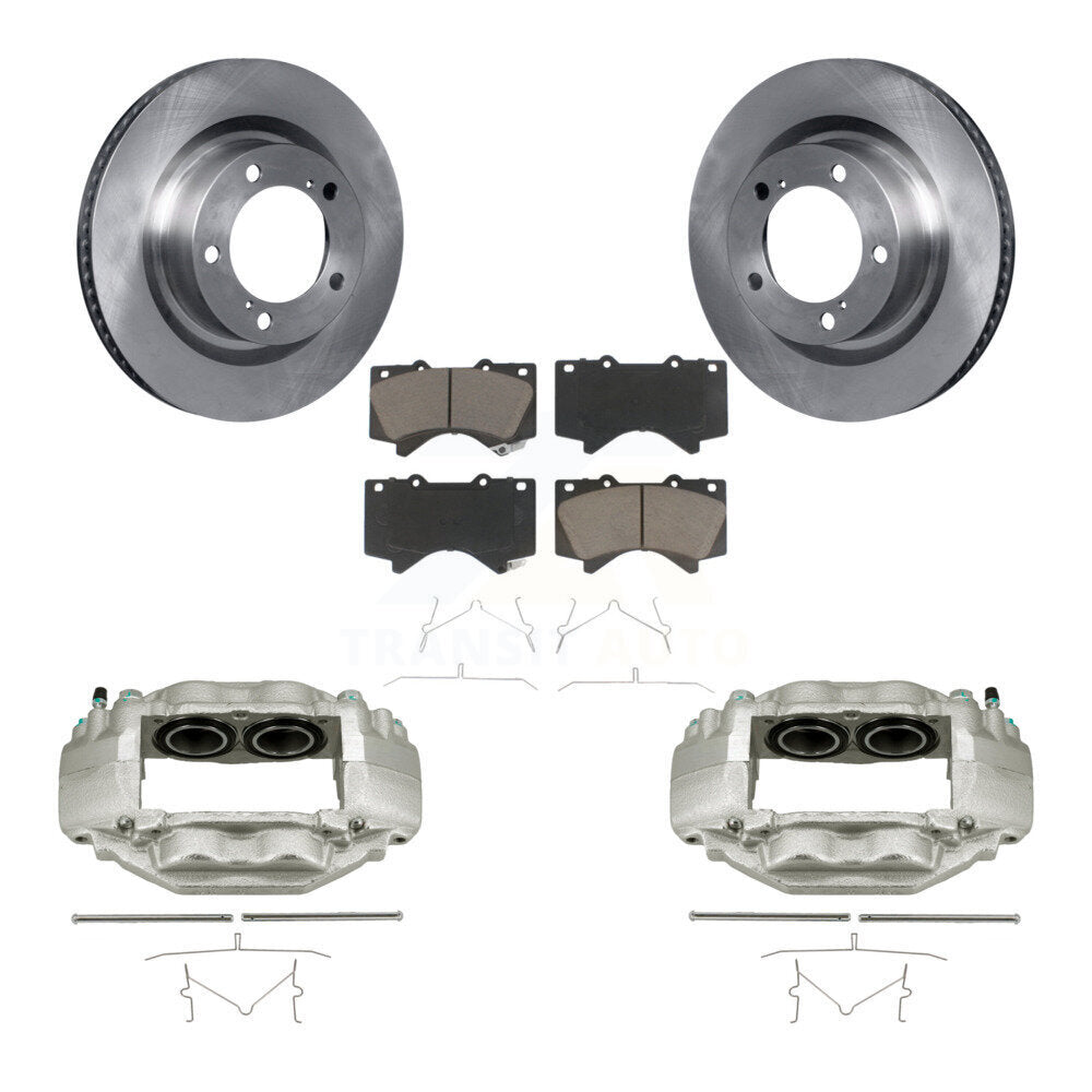 Kit de rotors d'étrier de frein à disque avant et de plaquettes en céramique pour Toyota Tundra Sequoia