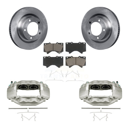 Kit de rotors d'étrier de frein à disque avant et de plaquettes en céramique pour Toyota Tundra Sequoia