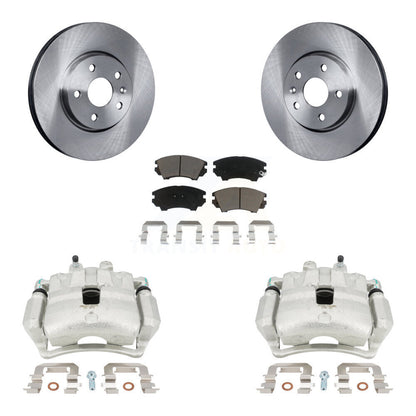 Rotor d'étrier de frein avant et Kit de plaquettes en céramique pour Chevrolet Camaro LT LS avec 3.6