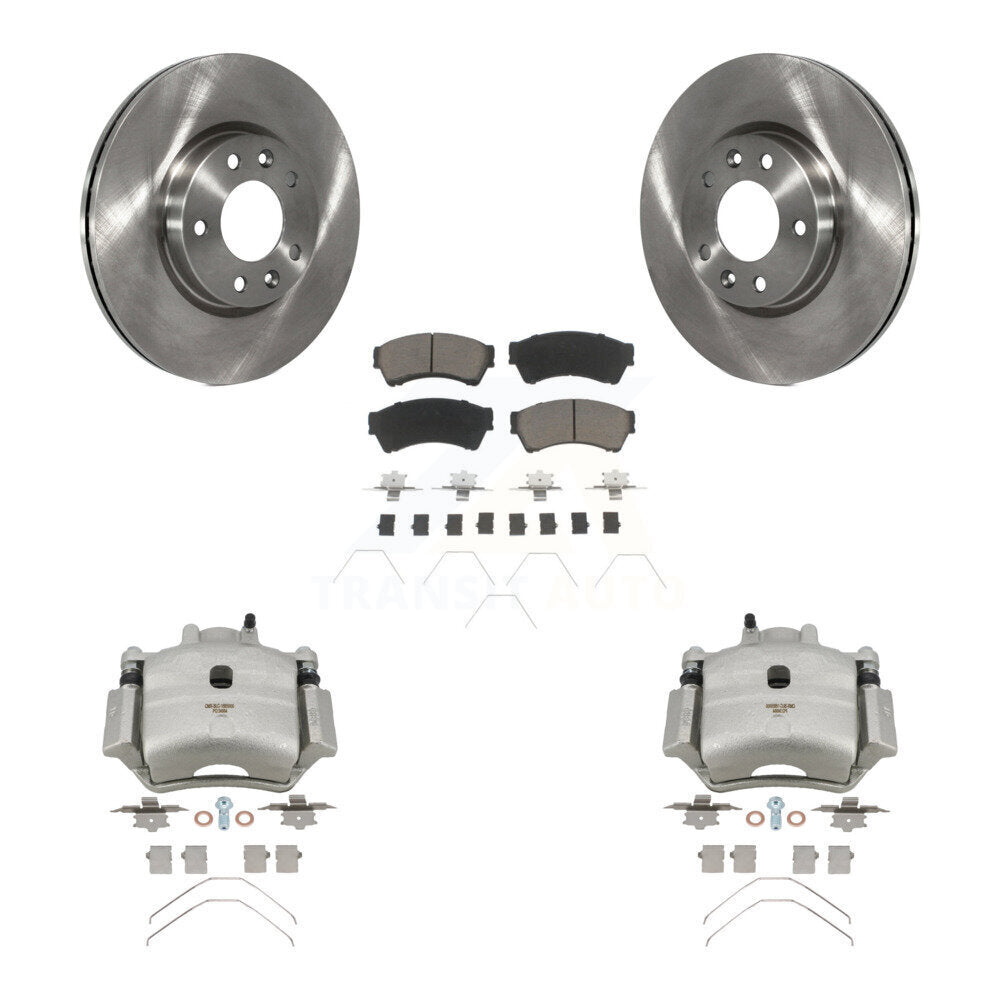 Rotors d'étrier de frein avant et Kit de plaquettes en céramique, pour Ford Fusion Mazda 6 Lincoln MK