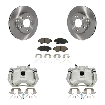 Kit de rotors d'étrier de frein à disque avant et de plaquettes en céramique pour Honda CR-Z 2011 – 2015