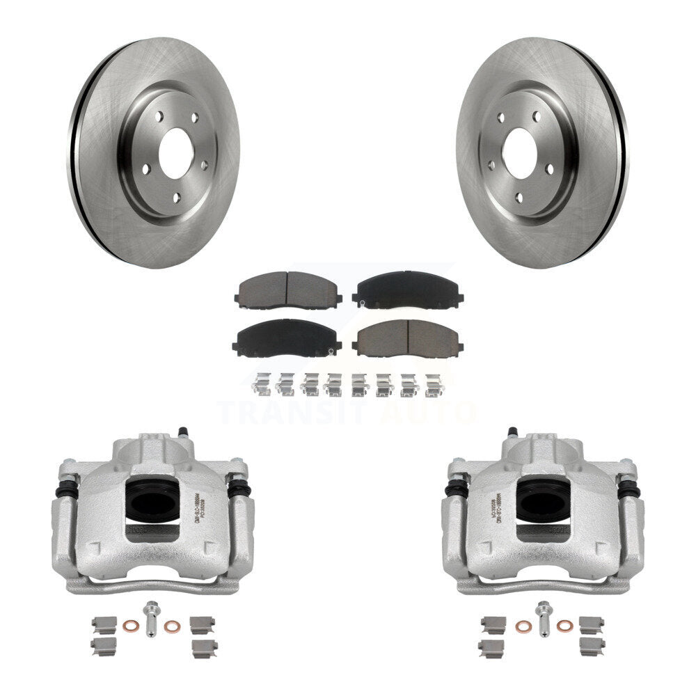 Rotor d'étrier de frein à disque avant et Kit de plaquettes en céramique pour Volkswagen routan Ram C/