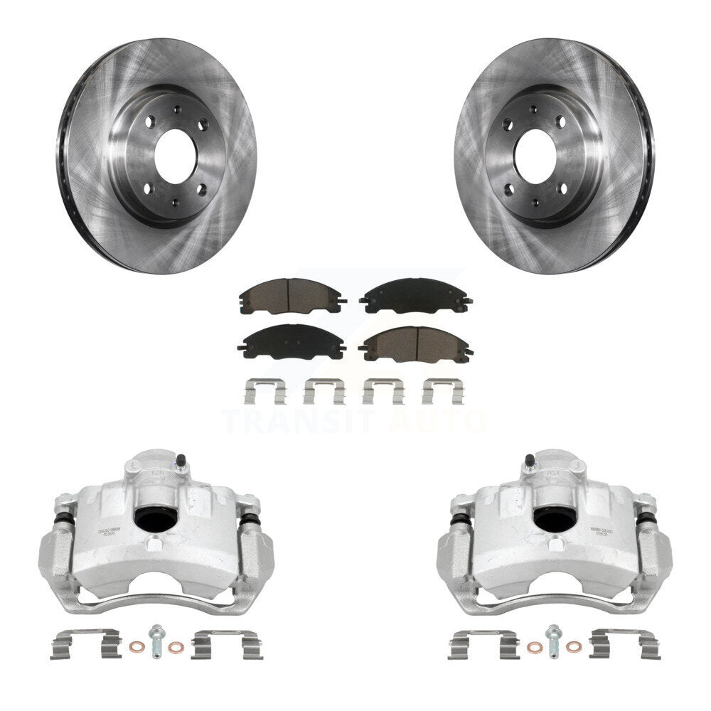 Kit de rotors d'étrier de frein à disque avant et de plaquettes en céramique pour Ford Focus KC8-100257C