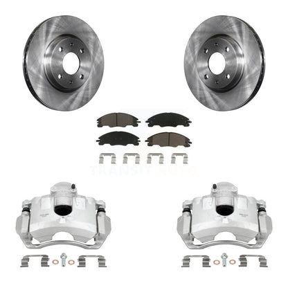 Kit de rotors d'étrier de frein à disque avant et de plaquettes en céramique pour Ford Focus KC8-100257C