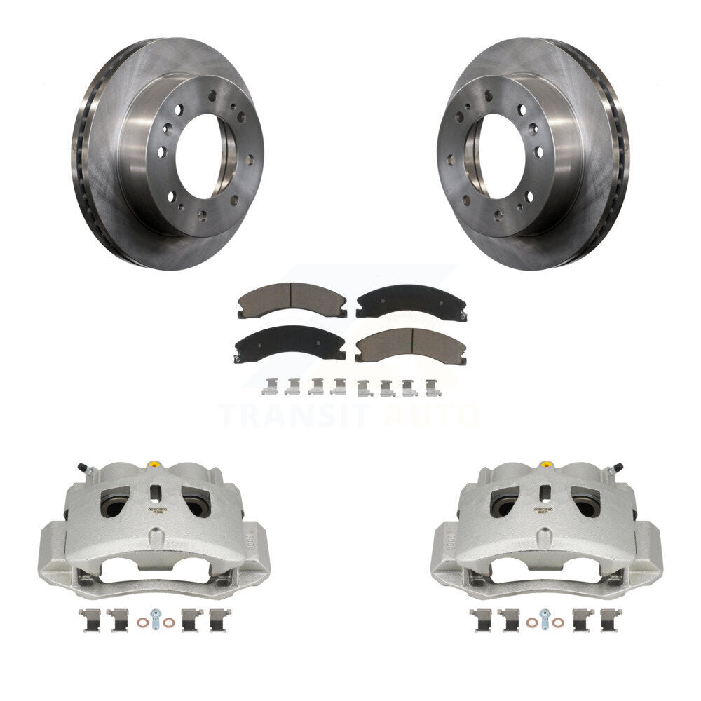 Kit de plaquettes en céramique pour Rotors d'étrier de frein avant, pour GMC Chevrolet Sierra 2500 HD 350