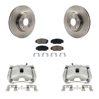 Rotors d'étrier de frein à disque avant et Kit de plaquettes en céramique pour Acura CSX type 2007 – 2010
