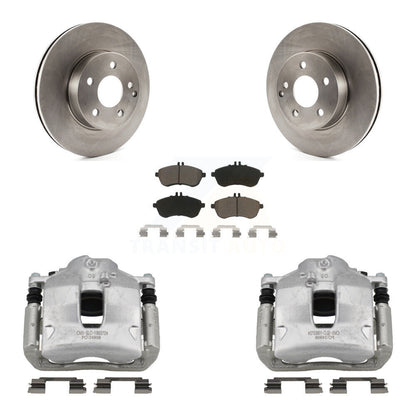 Kit de rotors d'étrier de frein à disque avant et de plaquettes en céramique pour Mercedes-Benz C250