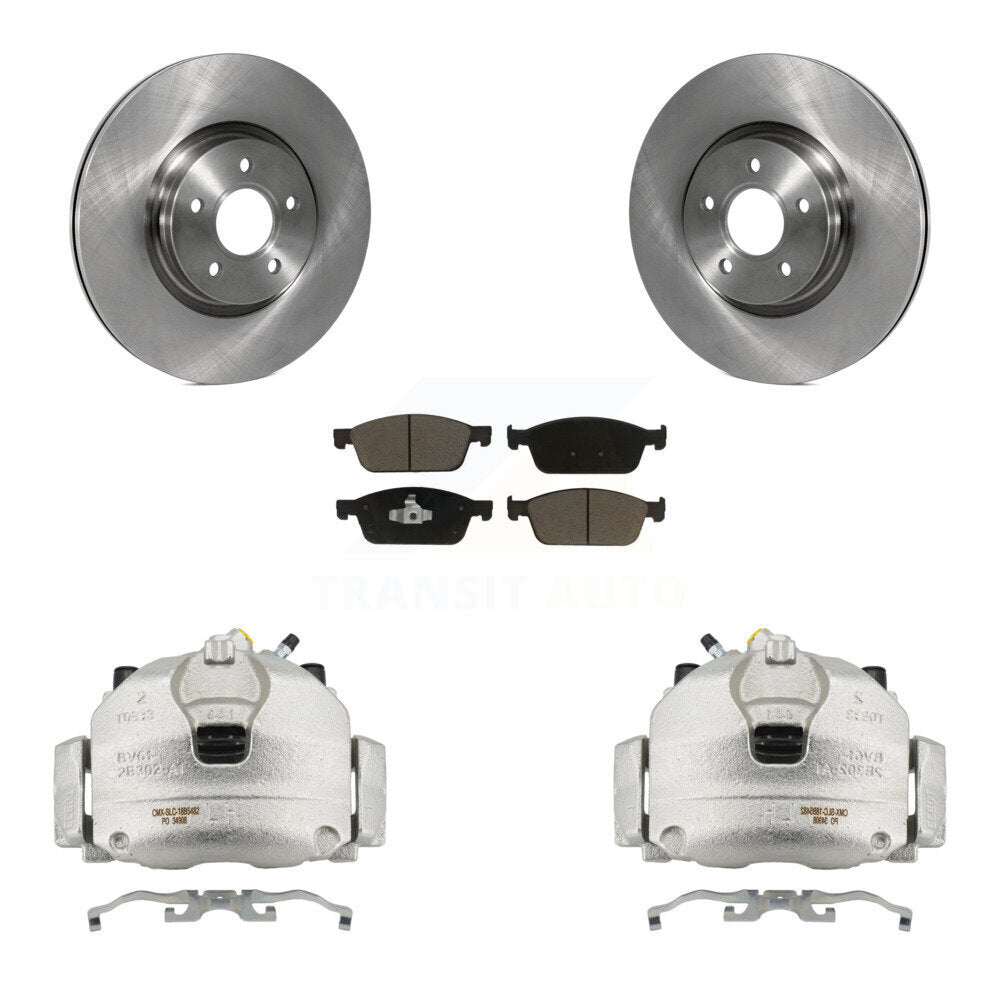 Rotors d'étrier de frein avant et Kit de plaquettes en céramique pour Ford Escape Transit Connect MK