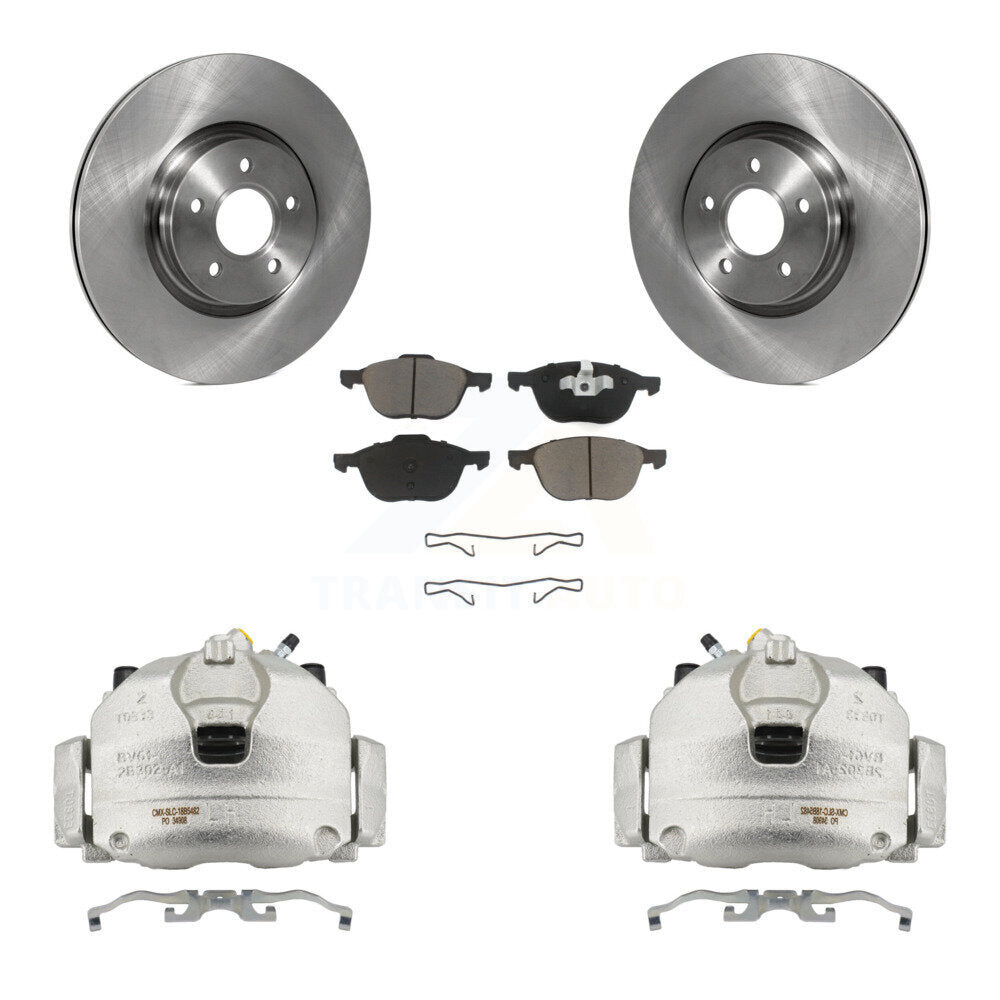 Kit de rotors d'étrier de frein à disque avant et de plaquettes en céramique pour Ford Transit Connect