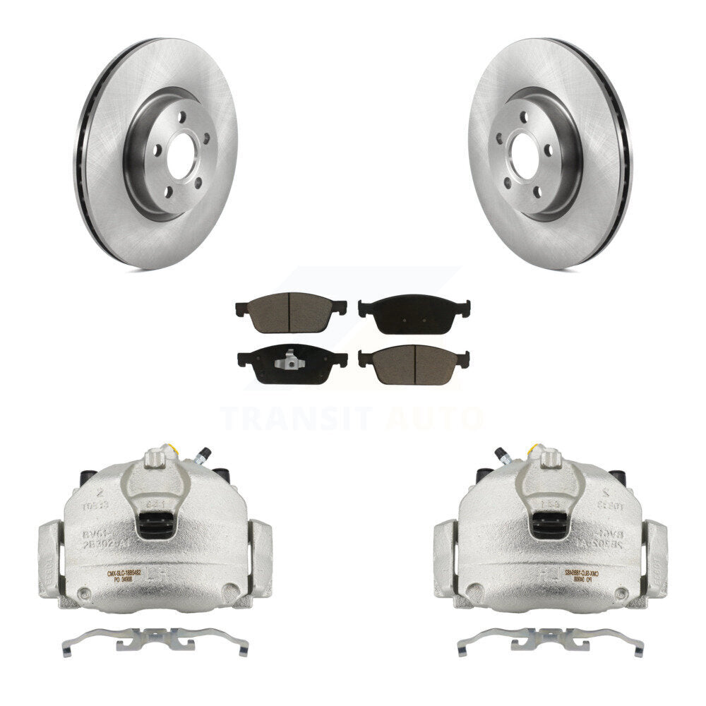 Kit de rotors d'étrier de frein à disque avant et de plaquettes en céramique pour Ford Transit Connect